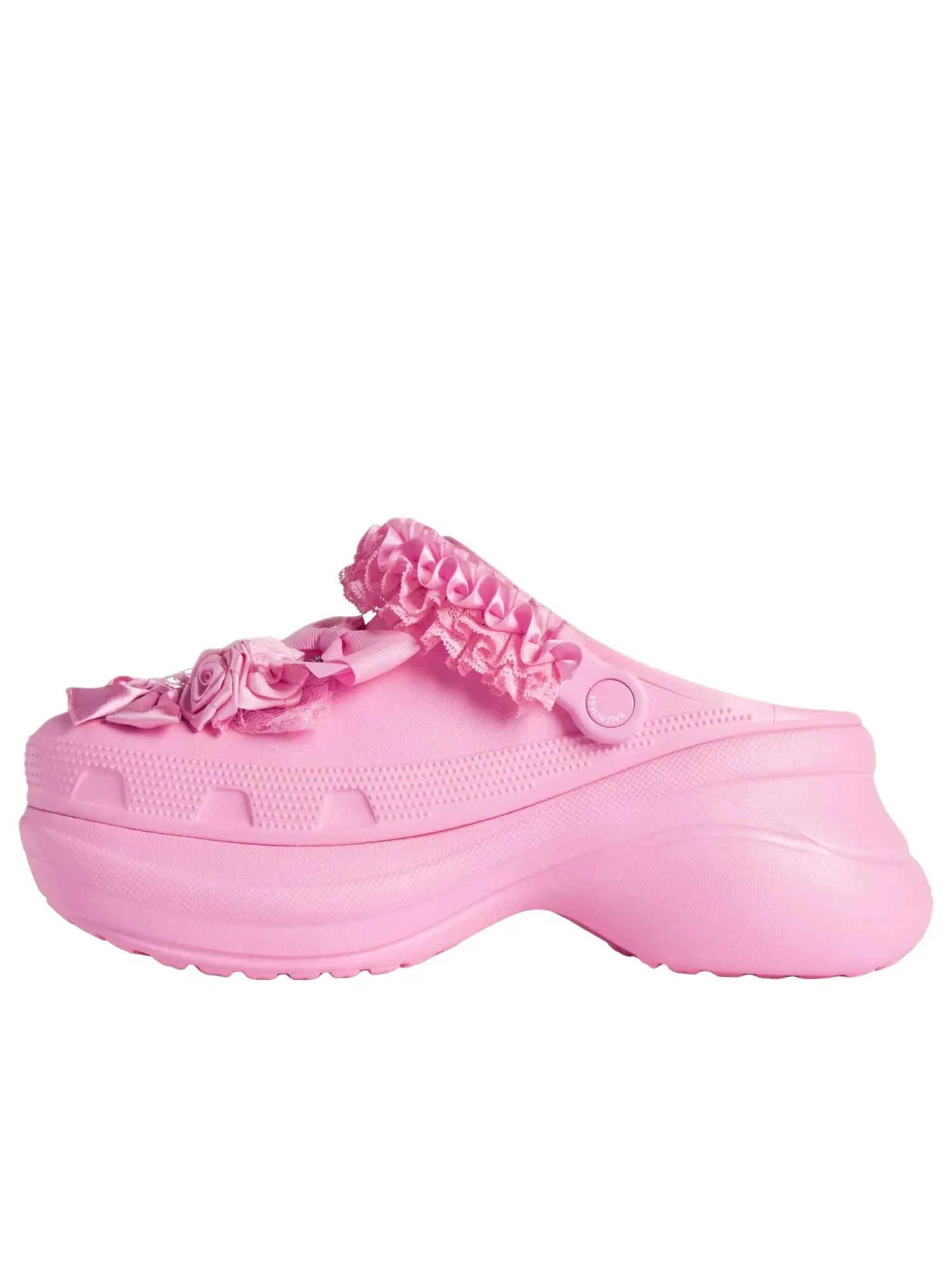 Женские тапочки-мюли Balenciaga x Crocs Mule Jibbitz — изображение 2 из 8, розовый