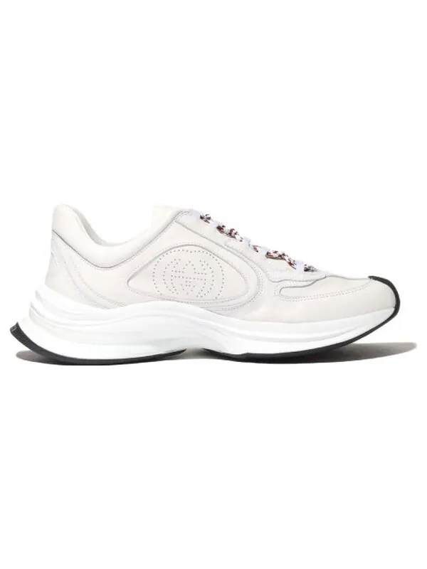 Кроссовки run sneaker 'white blue red' Gucci — изображение 2 из 4, белый/синий/красный