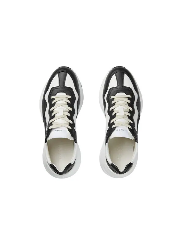 Кроссовки rhyton 'black white' Gucci — изображение 4 из 4, черный/белый