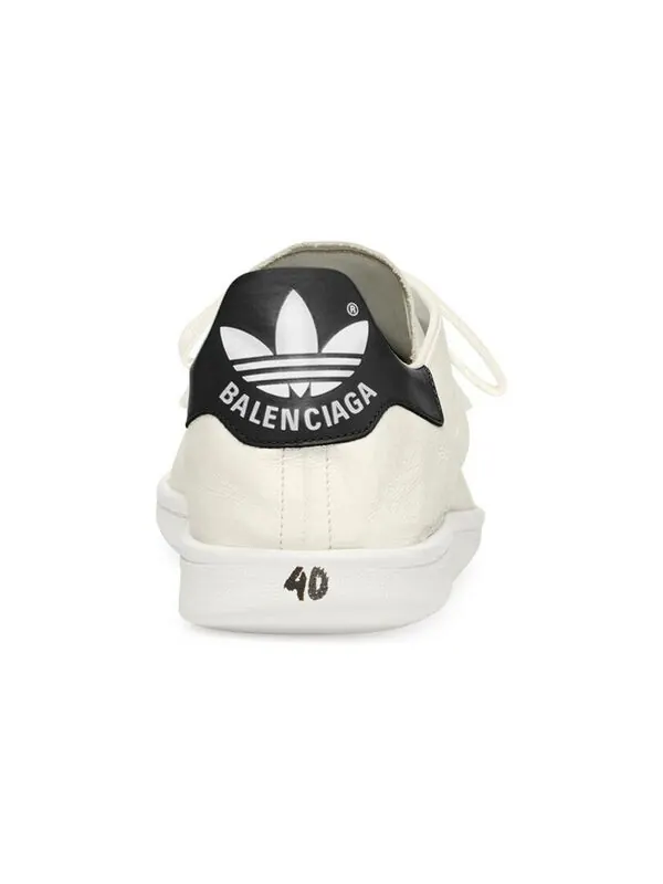 Кроссовки x adidas originals stan smith sneakers 'white black' Balenciaga — изображение 4 из 4, белый/черный