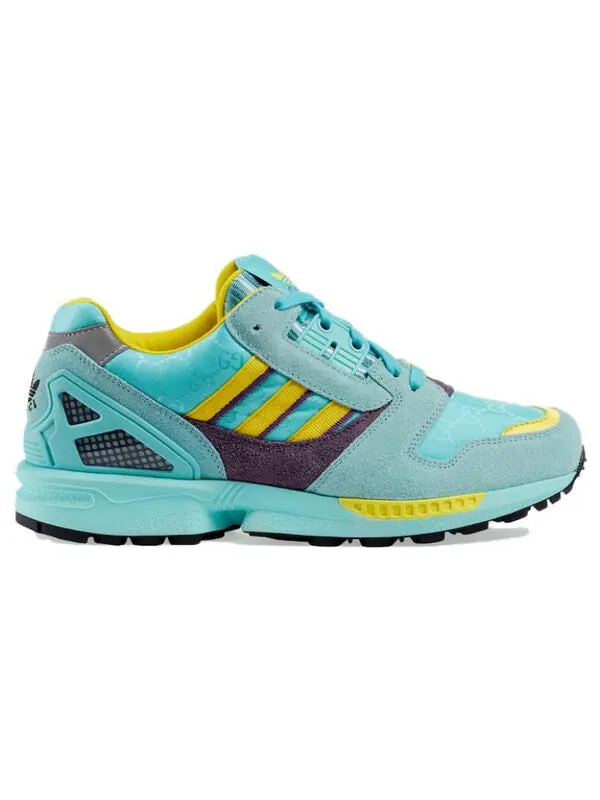 Кроссовки оригинал x gucci zx 8000 Adidas — изображение 2 из 4, синий/желтый