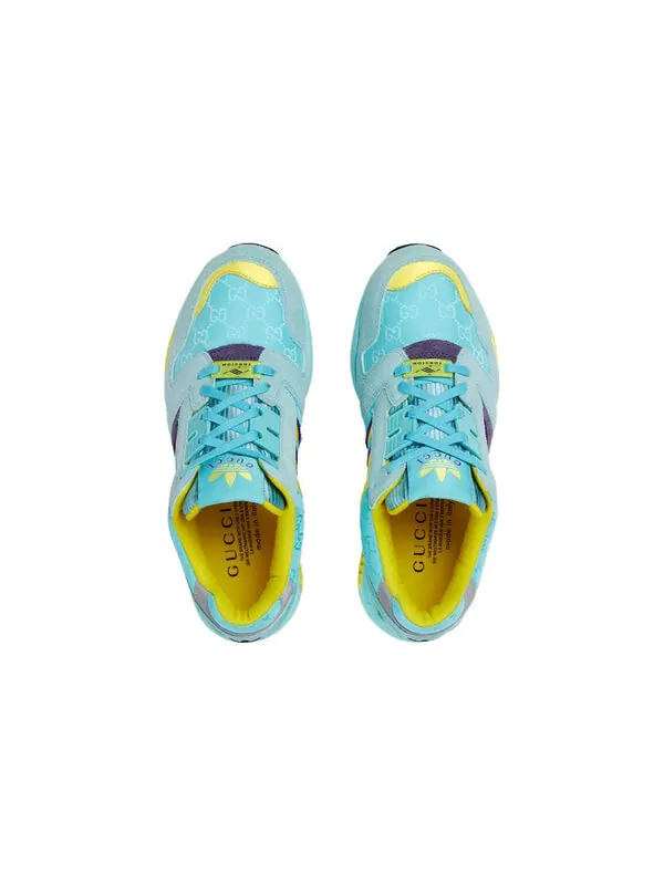 Кроссовки оригинал x gucci zx 8000 Adidas — изображение 4 из 4, синий/желтый