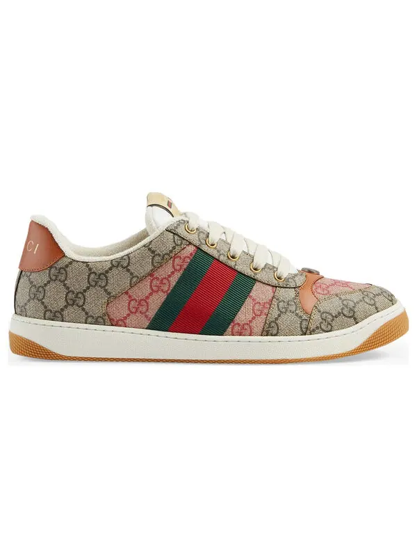 Кроссовки screener year of the rabbit sneakers 'brown beige' Gucci — изображение 2 из 4, коричневый/бежевый