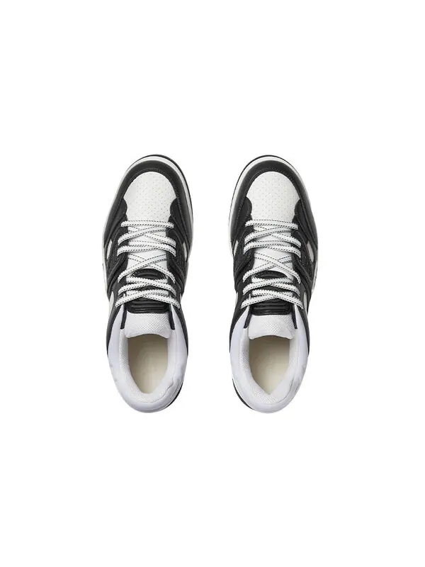 Кроссовки basket 'black white' Gucci — изображение 3 из 4, черный/белый