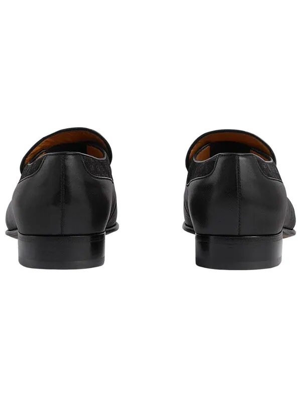Кроссовки tassel-trim leather loafers 'black' Gucci — изображение 4 из 4, черный
