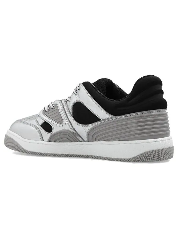 Кроссовки basket 'silver black' Gucci — изображение 4 из 4, серебристый черный