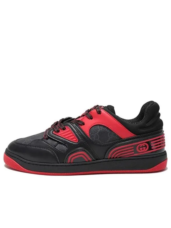Кроссовки basket 'black red' Gucci — изображение 1 из 4, черный/красный