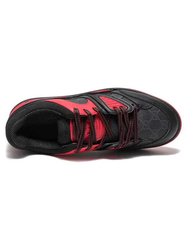 Кроссовки basket 'black red' Gucci — изображение 3 из 4, черный/красный