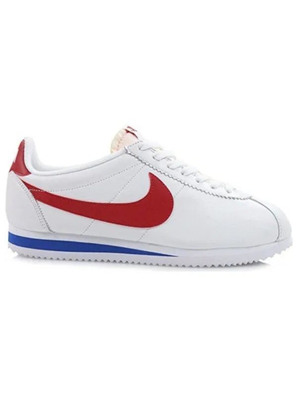 Кроссовки классические cortez premium qs Nike — изображение 2 из 3, белый/красный