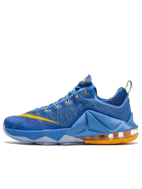Кроссовки lebron 12 низкие Nike — изображение 1 из 4, синий/желтый