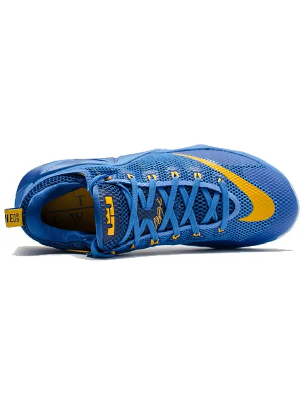 Кроссовки lebron 12 низкие Nike — изображение 3 из 4, синий/желтый