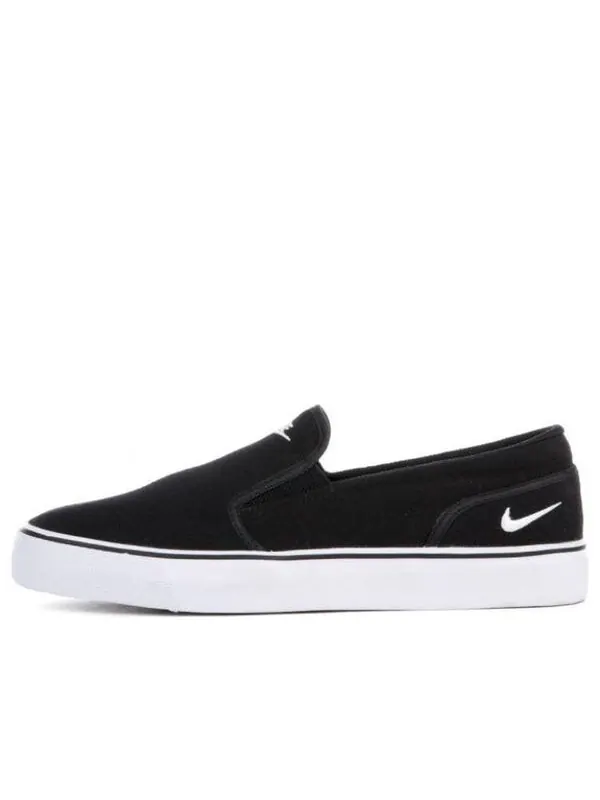 Кроссовки toki slip текстильные Nike — изображение 1 из 4, черный/белый