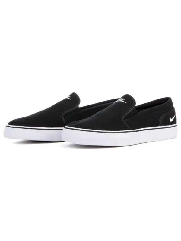 Кроссовки toki slip текстильные Nike — изображение 3 из 4, черный/белый