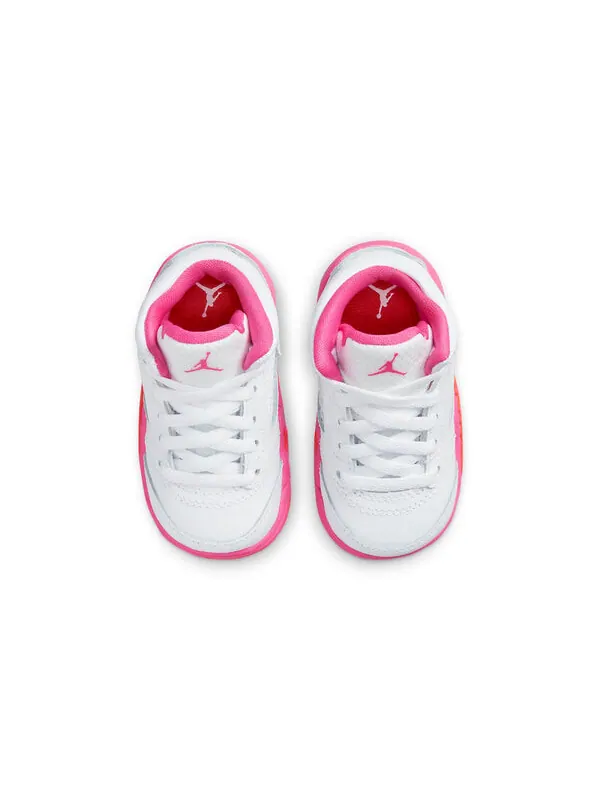 Кроссовки 5 ретро Air Jordan — изображение 4 из 4, белый/розовый