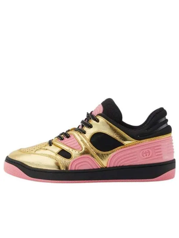 Кроссовки basket 'gold black pink' Gucci — изображение 1 из 4