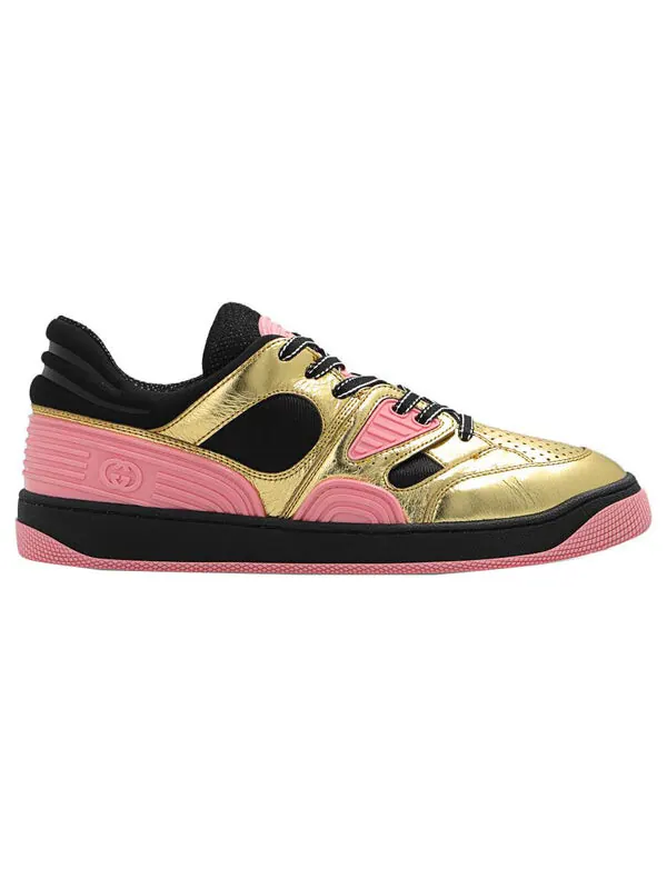 Кроссовки basket 'gold black pink' Gucci — изображение 2 из 4