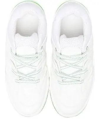 Кроссовки basket low 'white demetra green' Gucci