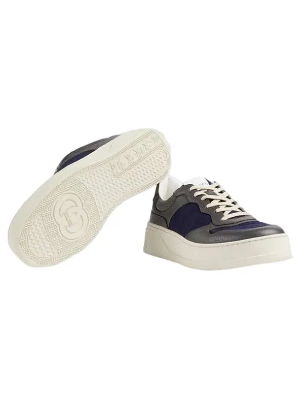 Кроссовки interlocking g lace-up sneakers 'grey blue' Gucci — изображение 4 из 4, серый/синий