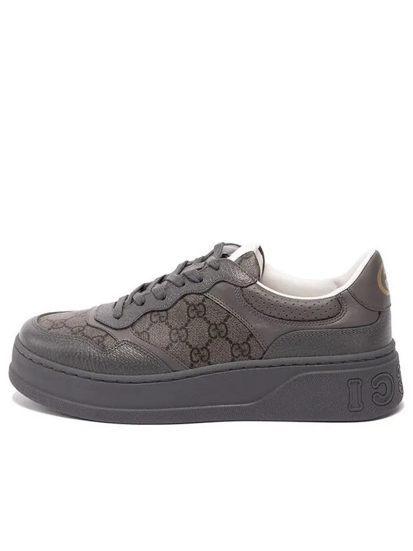 Кроссовки lace up sneaker 'gg monogram - grey' Gucci — изображение 1 из 4, серый