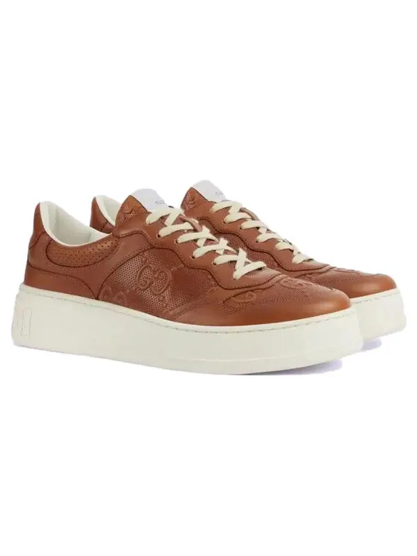 Кроссовки chunky b gg sneakers 'brown' Gucci — изображение 2 из 4, бежевый