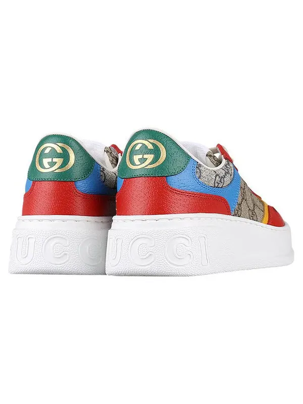 Кроссовки gg sneaker 'beige red blue' Gucci — изображение 4 из 4, бежевый/красный/синий