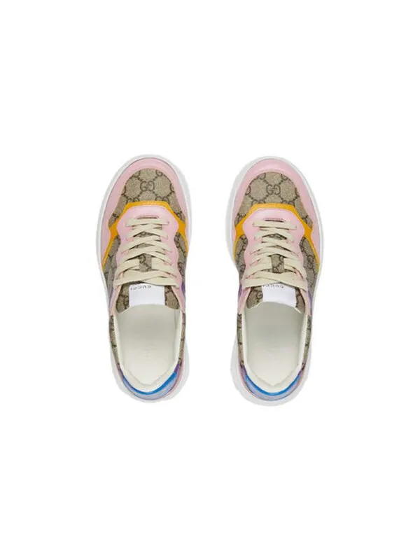 Кроссовки gg sneaker 'beige multi monogram' Gucci — изображение 2 из 4, бежевый