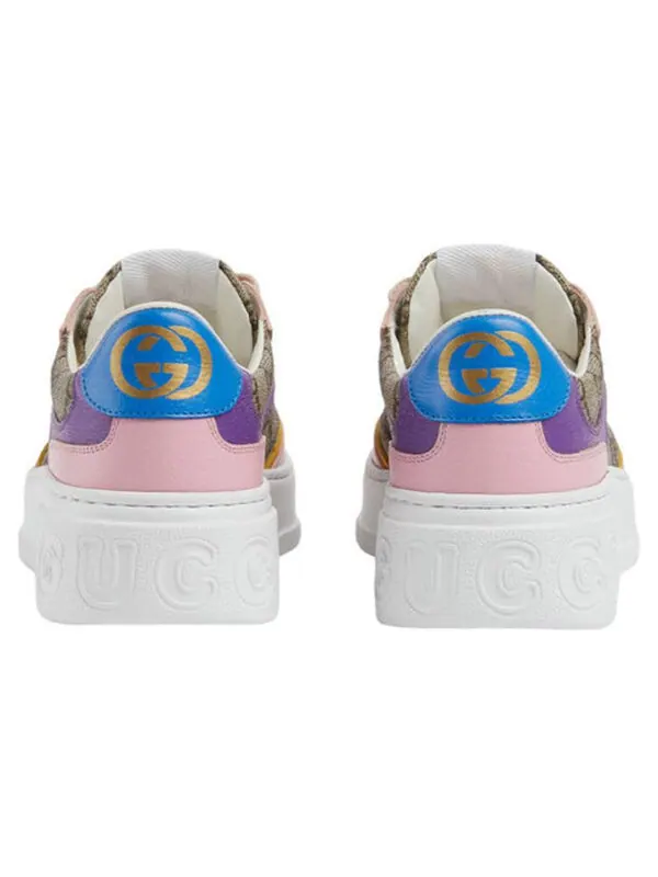 Кроссовки gg sneaker 'beige multi monogram' Gucci — изображение 3 из 4, бежевый