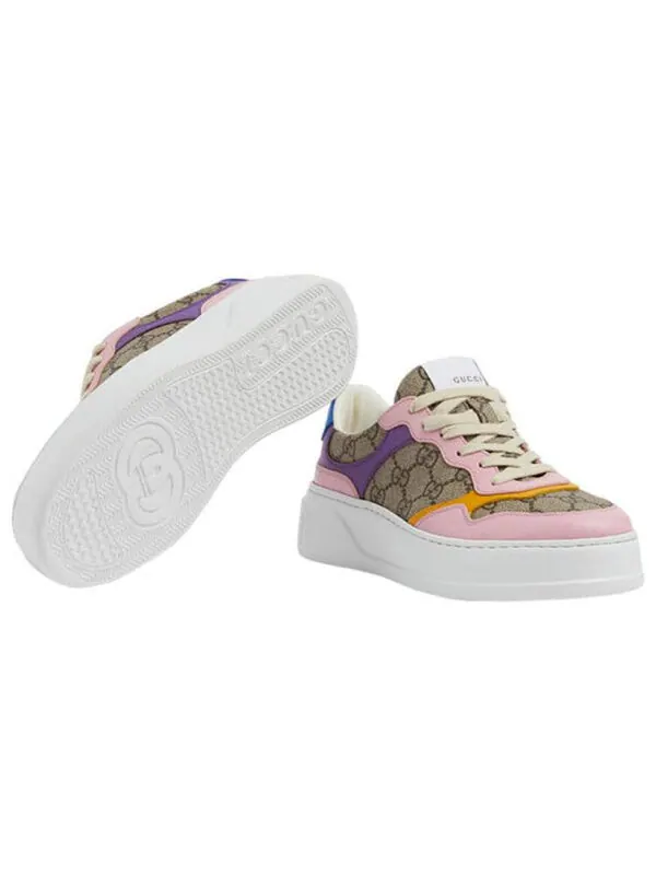 Кроссовки gg sneaker 'beige multi monogram' Gucci — изображение 4 из 4, бежевый
