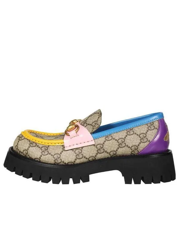 Кроссовки gg lug sole horsebit loafer 'multicolor' Gucci — изображение 1 из 3