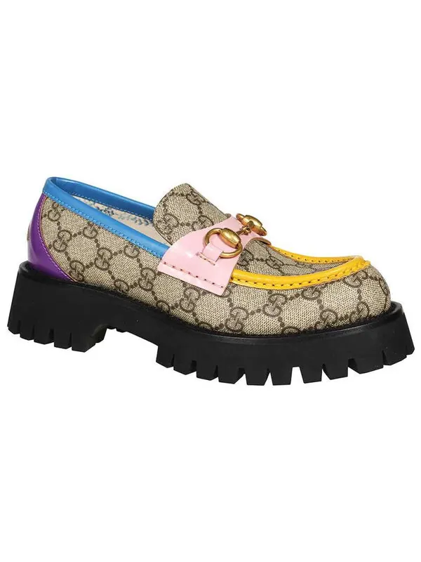 Кроссовки gg lug sole horsebit loafer 'multicolor' Gucci — изображение 2 из 3