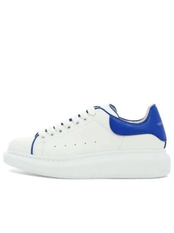 Кроссовки ioversized leather sneakers 'white blue' Alexander Mcqueen — изображение 1 из 4, белый/синий