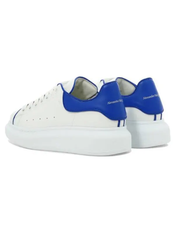Кроссовки ioversized leather sneakers 'white blue' Alexander Mcqueen — изображение 4 из 4, белый/синий