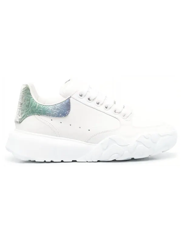 Кроссовки court sneakers 'white multi' Alexander Mcqueen — изображение 3 из 4, белый