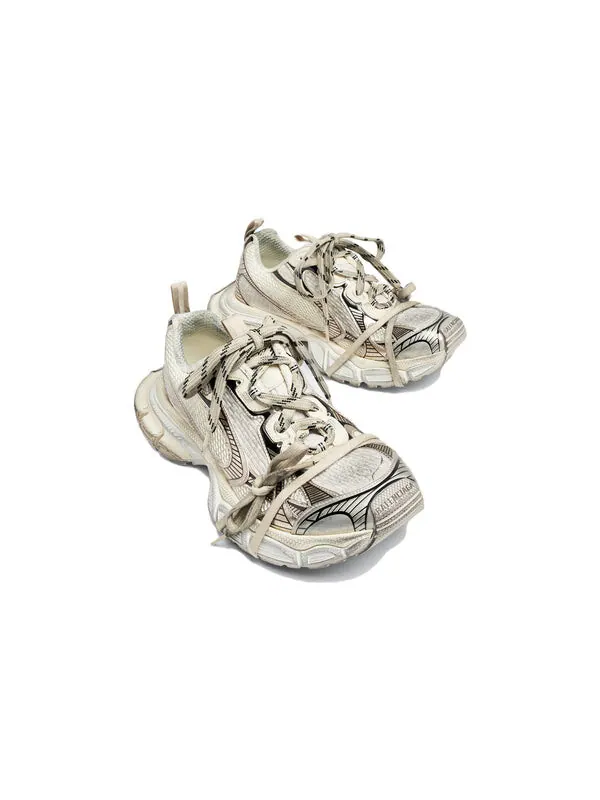 Кроссовки 3xl sneaker 'beige mesh and polyurethane' Balenciaga — изображение 2 из 4, бежевый/белый/черный