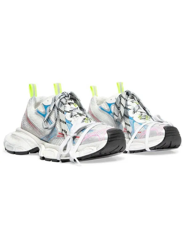 Кроссовки 3xl 'white multicolor' Balenciaga — изображение 3 из 4, белый/красный/синий