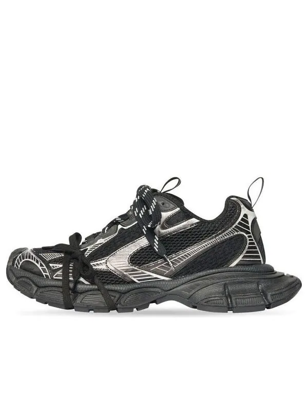 Кроссовки 3xl 'black' Balenciaga — изображение 1 из 4, черный/серебристый