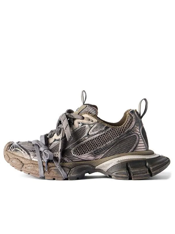 Кроссовки 3xl sneaker worn out sneakers 'brown mesh and polyurethane' Balenciaga — изображение 1 из 4, коричневый/белый/серый