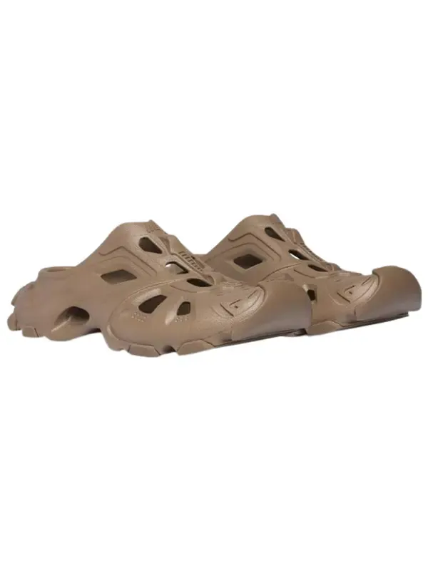 Тапочки hd mules 'dark beige rubber' Balenciaga — изображение 3 из 4, бежевый