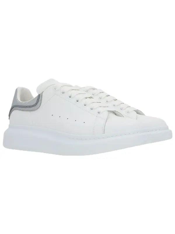 Кроссовки oversized low-top sneakers 'white silver' Alexander Mcqueen — изображение 2 из 3, белый/серебристый