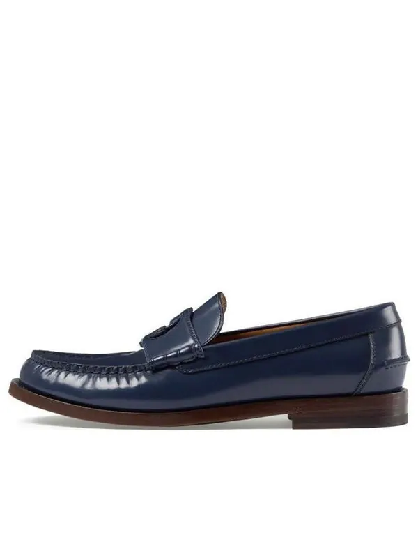 Кроссовки interlocking g loafer 'blue' Gucci — изображение 1 из 4, синий