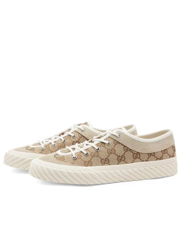 Кроссовки tortuga gg sneaker 'beige' Gucci — изображение 1 из 3, бежевый