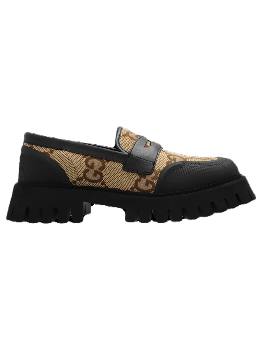Кроссовки Gucci Novo GG Jacquard Chunky Loafer 'Black Camel' — изображение 5 из 5, черный