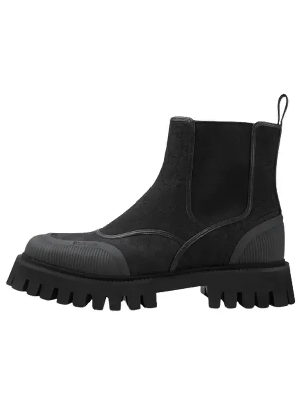 Кроссовки gg ankle boot 'black canvas' Gucci — изображение 1 из 4, черный