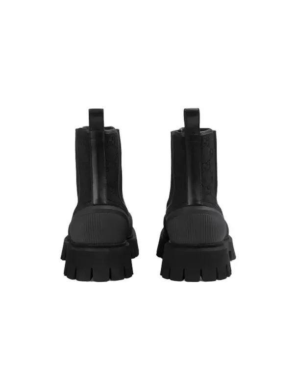 Кроссовки gg ankle boot 'black canvas' Gucci — изображение 3 из 4, черный