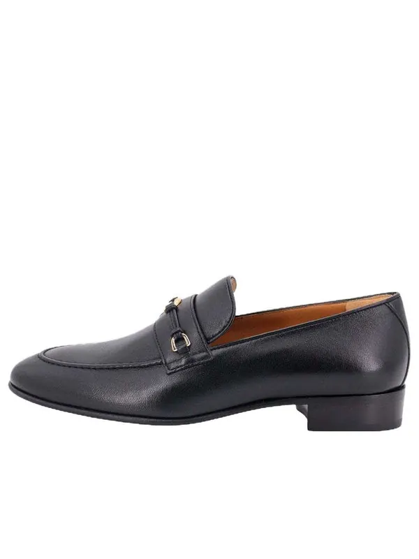 Кроссовки horsebit interlocking g loafer 'black' Gucci — изображение 1 из 4, черный