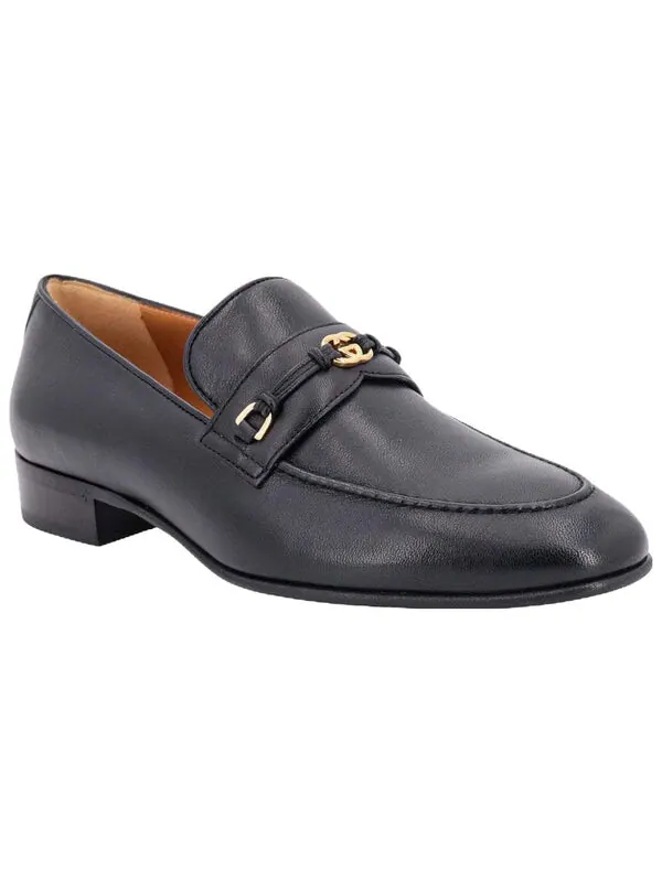 Кроссовки horsebit interlocking g loafer 'black' Gucci — изображение 2 из 4, черный
