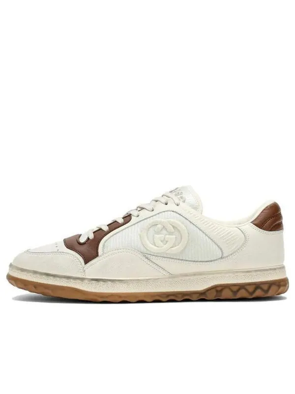Кроссовки mac80 sneaker 'off white brown' Gucci — изображение 1 из 4, белый/коричневый