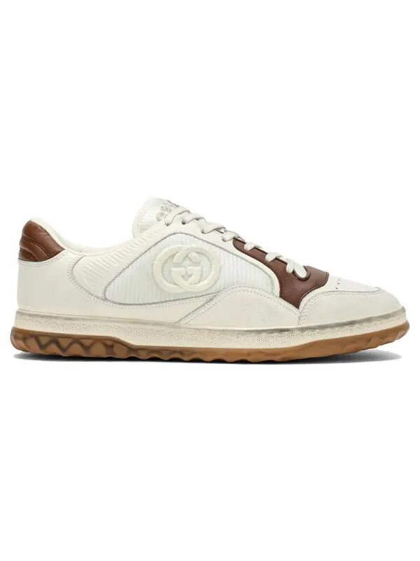 Кроссовки mac80 sneaker 'off white brown' Gucci — изображение 2 из 4, белый/коричневый