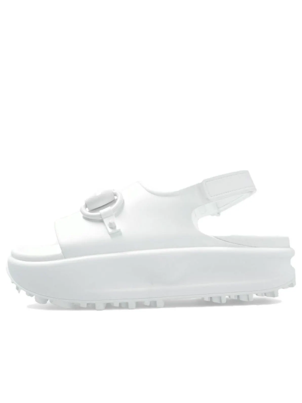 Сандалии (WMNS) Gucci Horsebit Platform Sandal 'White' — изображение 1 из 4, белый