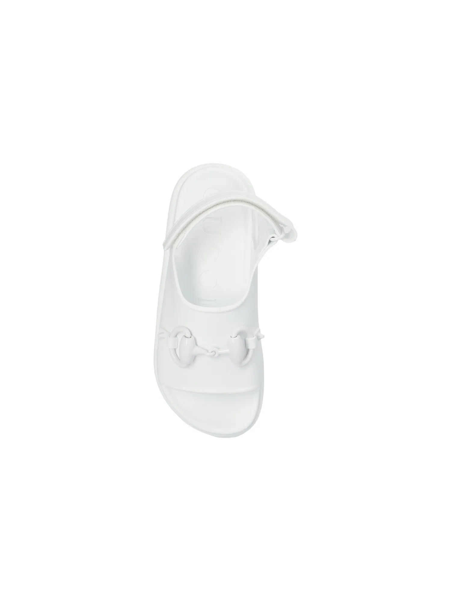 Сандалии (WMNS) Gucci Horsebit Platform Sandal 'White' — изображение 4 из 4, белый
